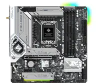 ASRock B760M Steel Legend WiFi - Motherboard - micro ATX - LGA1700-Sockel - B760 Chipsatz - USB-C 3.2 Gen2, USB 3.2 Gen 2, USB 3.2 Gen 1 - 2.5 Gigabit LAN, Wi-Fi 6E, Bluetooth - Onboard-Grafik (CPU erforderlich) - HD Audio (8-Kanal)