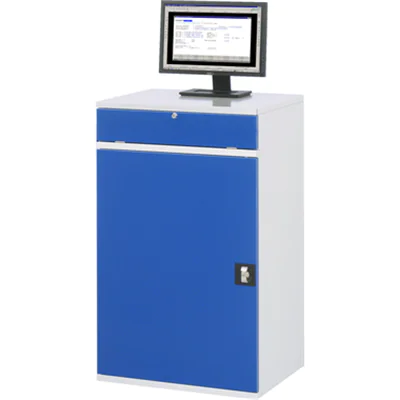 RAU PC-Arbeitsplatz Modell 60 650 x 1.060 x 520 mm (B x H x T) abschließbar Stahl, pulverbeschichtet