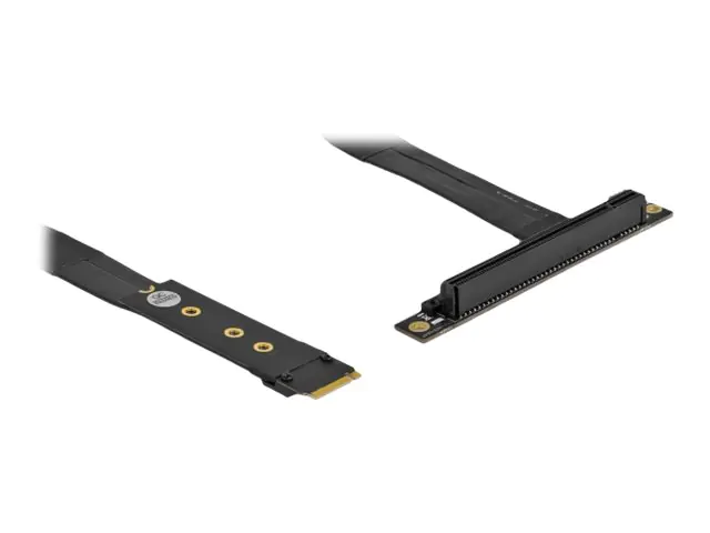Delock M.2 Key M to PCIe x16 NVMe angled - Schnittstellenadapter - PCIe 3.0 x16 (NVMe) - M.2 Card