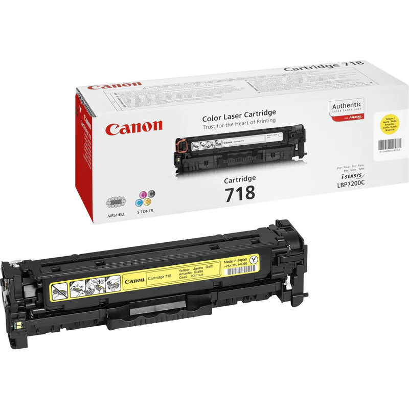 Canon 718 Yellow - Gelb - original - Tonerpatrone 2659B002