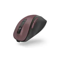 Hama MW-500 Recharge - Maus - ergonomisch - Für Rechtshänder - optisch - 6 Tasten - kabellos - 2.4 GHz - kabelloser Empfänger (USB) - Bordeaux Red