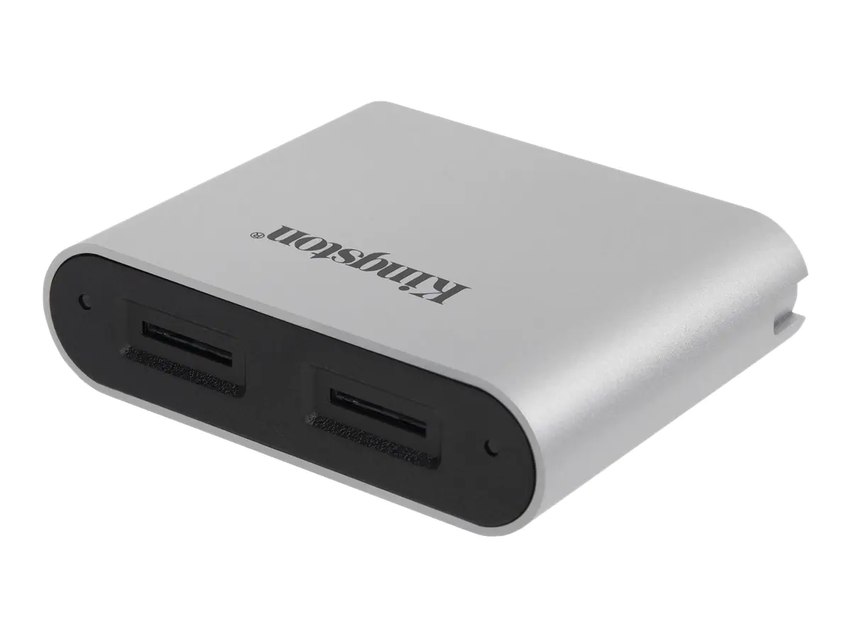 Kingston Workflow - Kartenleser (microSDHC UHS-I, microSDHC UHS-II, microSDXC UHS-I, microSDXC UHS-II) - USB-C 3.2 Gen 1