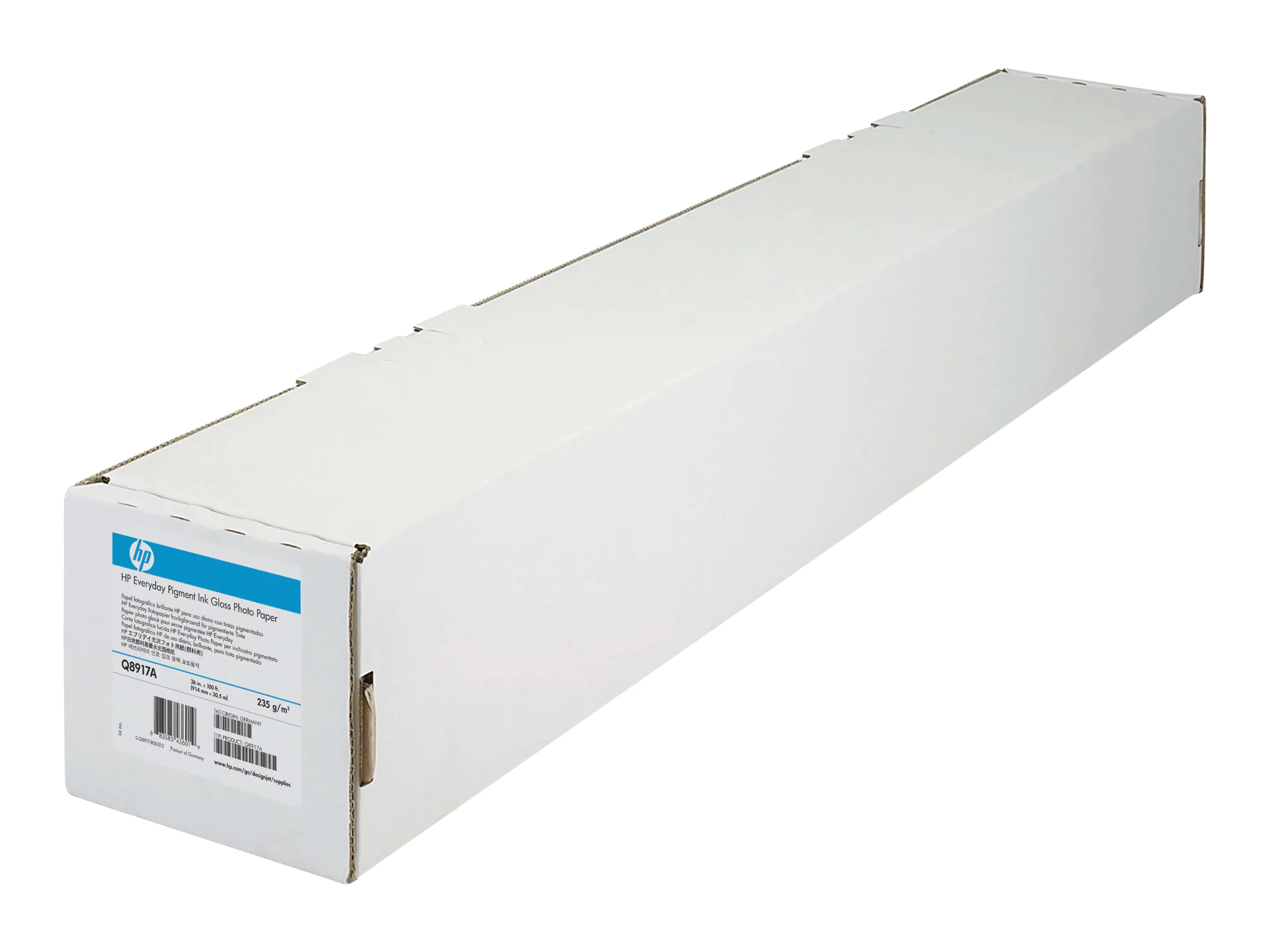 HP Plotterpapier Q1406B 90 g/m² Matt Weiß für Tintenstrahldrucker beschichtet 1067mm x 45,7m