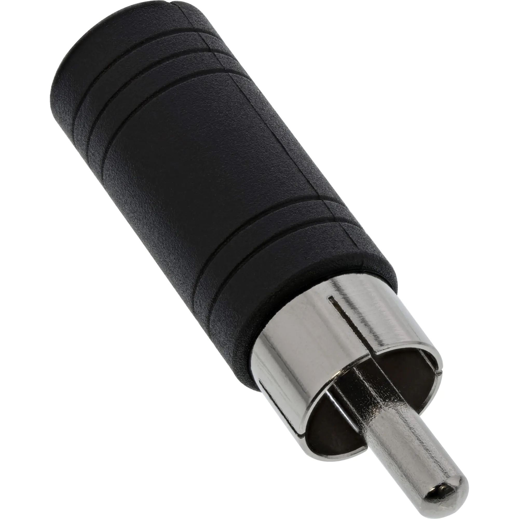 InLine - Audio-Adapter - RCA männlich zu Mono Mini-Stecker weiblich - Schwarz