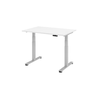 Hammerbacher Schreibtisch VXDSM12/W/S 120x80cm weiß