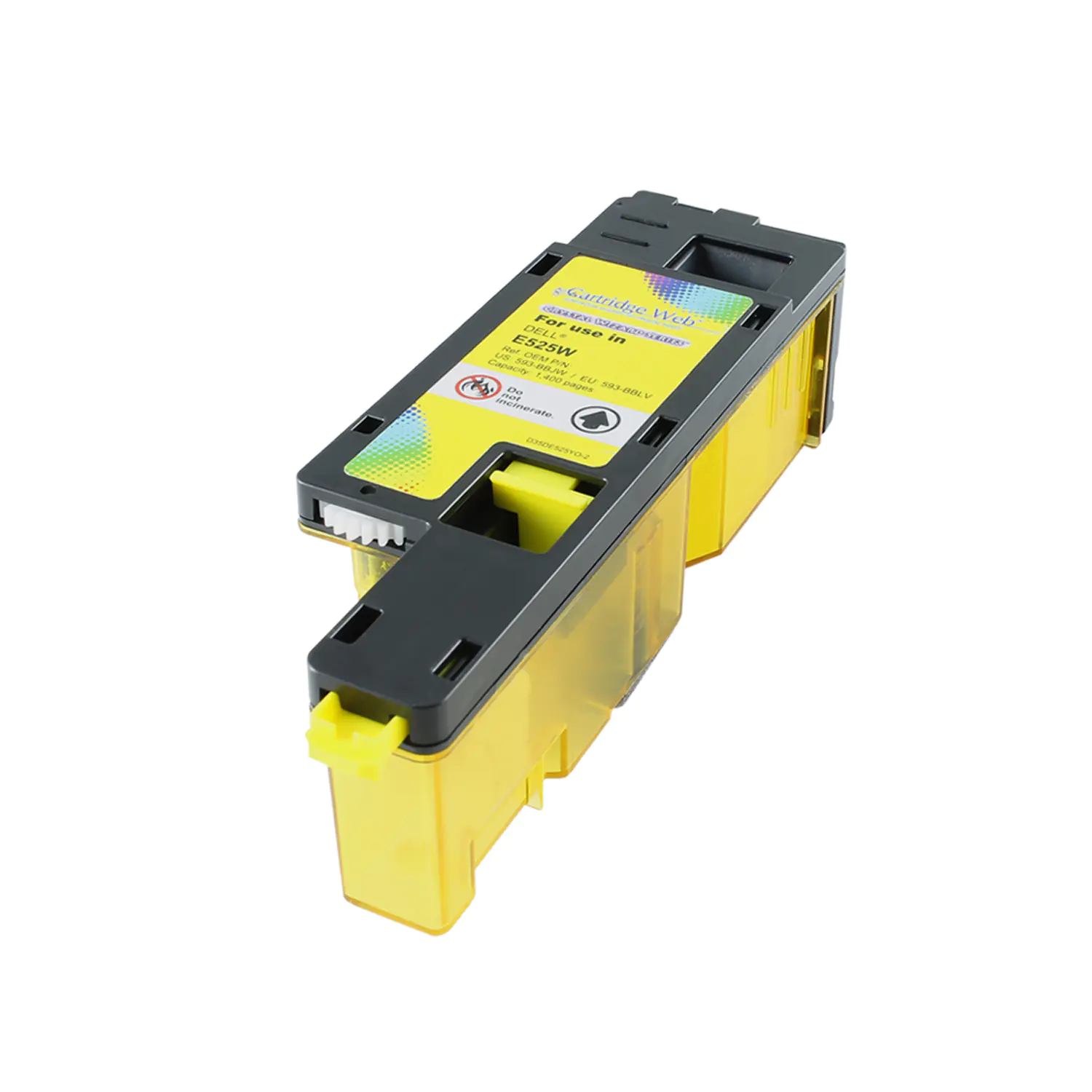 CartridgeWeb Toner kompatibel zu Dell 593-BBLV gelb 1.400 Seiten 1 Stück