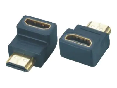 M-CAB - HDMI-Adapter - HDMI weiblich zu HDMI männlich - 90° Stecker