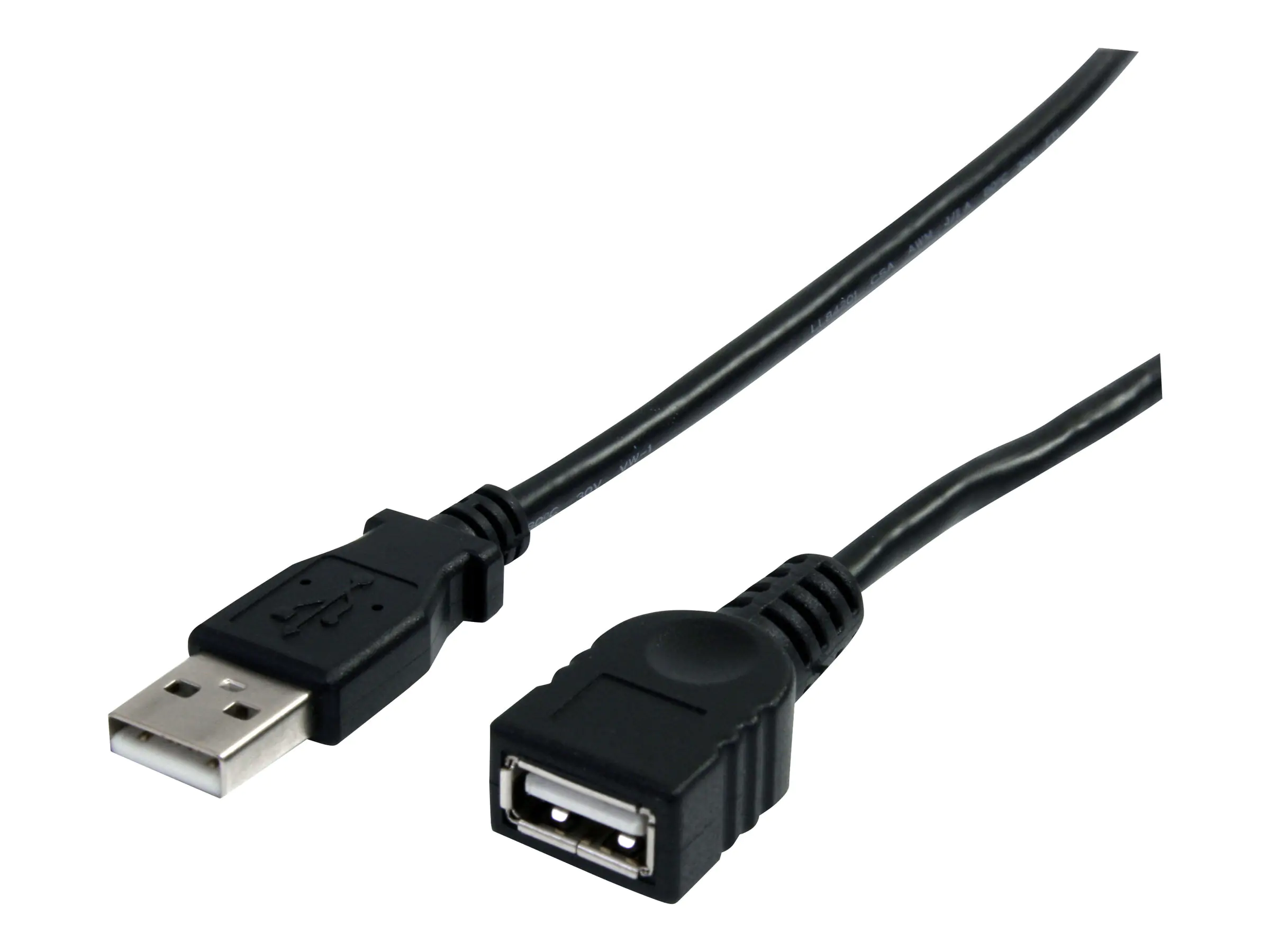 StarTech 1,8m USB 2.0 A Verlängerungskabel - Stecker / Buchse - USB Verlängerung - Schwarz - USB-Verlängerungskabel - USB (M) zu USB (W) - USB 2.0 - 1.8 m - Schwarz - für P/N: 35FCREADBK3, ICUSB2321F, ICUSB232V2, LTUB1MBK, MSDREADU2OTG, ST4200MINI2, UUSBO
