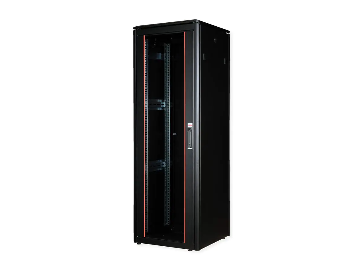 ROLINE Pro - Schrank Netzwerkschrank - mit Glastür, 600 x 600 mm (B x T) 26.21.0228