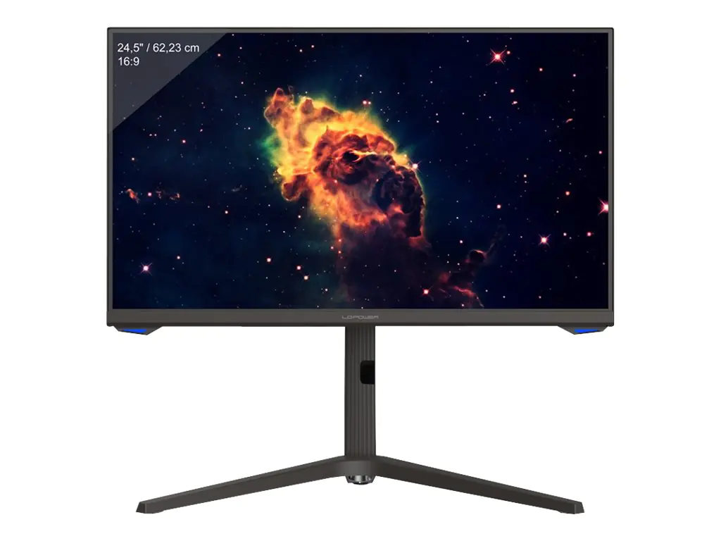 LC Power LC-M25-FHD-144 - LCD-Monitor - 62.2 cm (24.5") - 1920 x 1080 Full HD (1080p) @ 144 Hz - AHVA - 300 cd/m² - 1000:1 - 1 ms - 2xHDMI, DisplayPort, USB-C - Schwarz