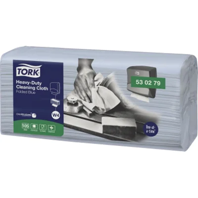 Tork Papierhandtuch Extra Stark 35,5 x 41,5 cm (B x L) Vlies blau 4 x 105 Bl./Pack.