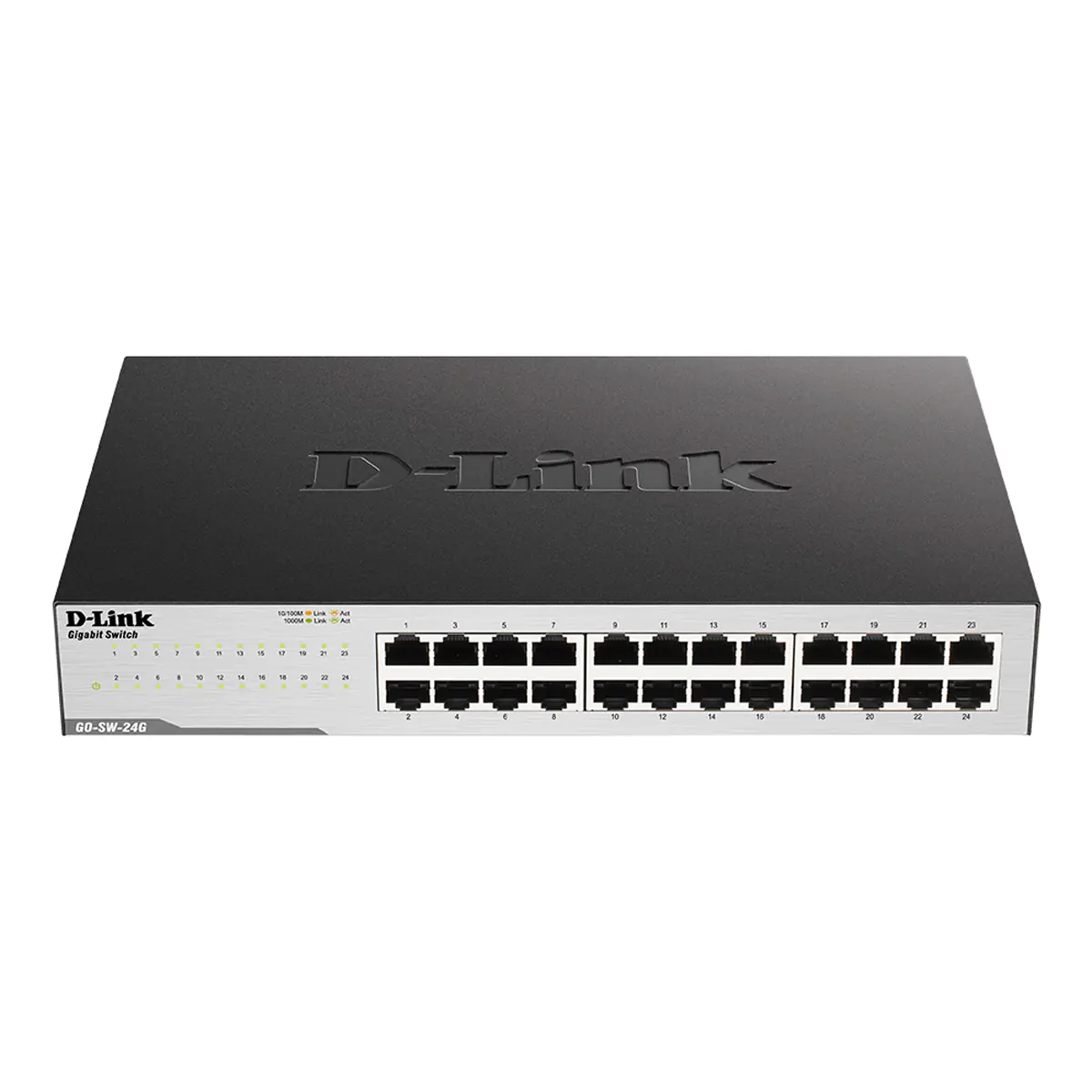 D-Link GO-SW-24G - Switch - unmanaged - 24 x 10/100/1000 - Desktop