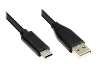 Good Connections GC-M0117 - 1 m - USB C - Micro-USB A - USB 2.0 - 480 Mbit/s - Schwarz