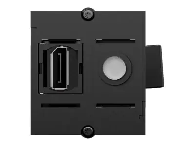 Bachmann Custom module - Modulares Faceplate-Snap-In - HDMI - Anthracite Black