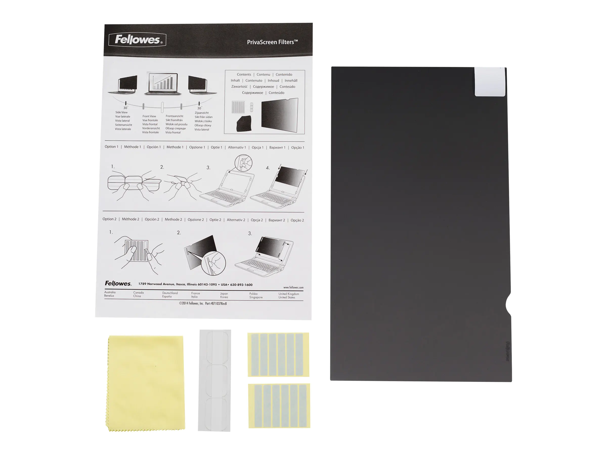 Fellowes PrivaScreen Blackout - Blickschutzfilter für Notebook - 33,8 cm Breitbild (13,3 Zoll Breitbild) 4806801