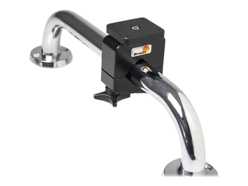 Brodit Pipe Mount with Mounting Plate - Rohrschelle