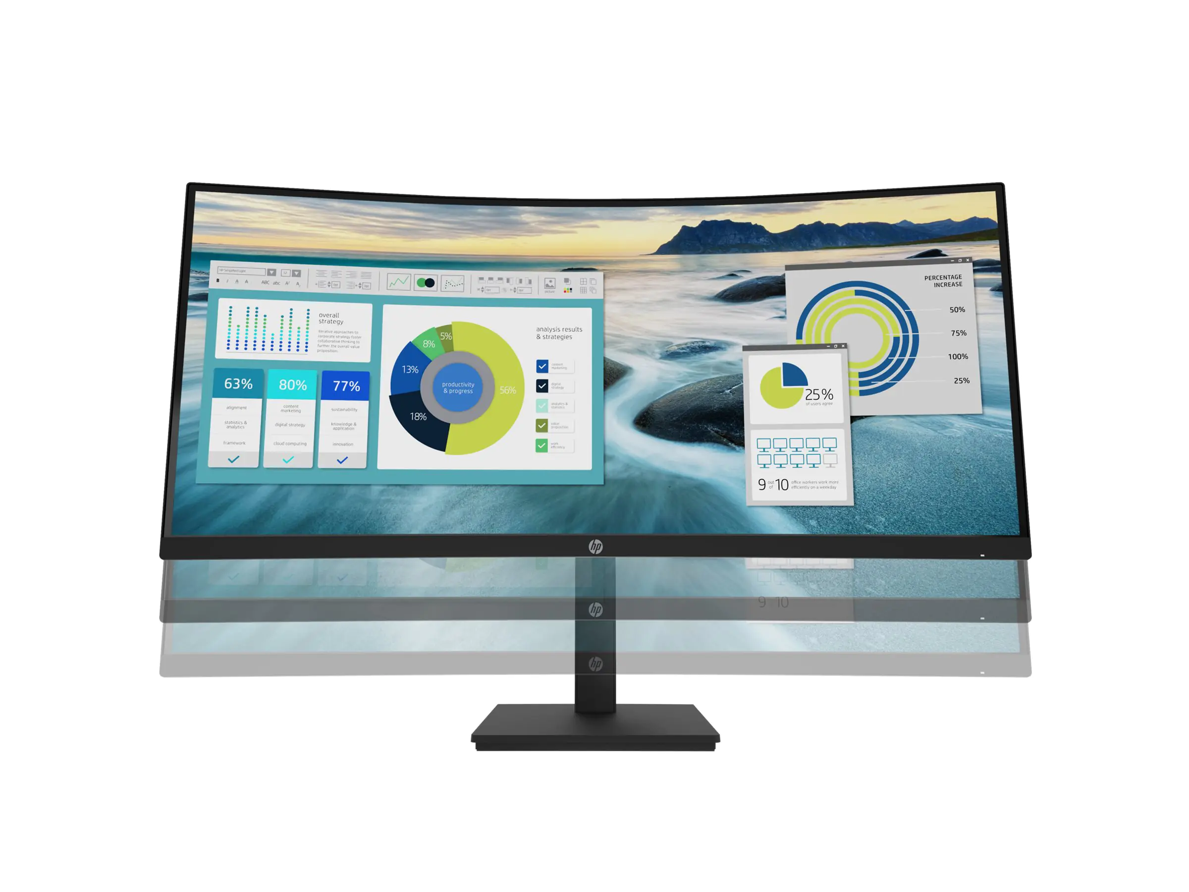 HP P34hc G4 - P-Series - LED-Monitor - gebogen - 86.36 cm (34") 21Y56AA#UUZ