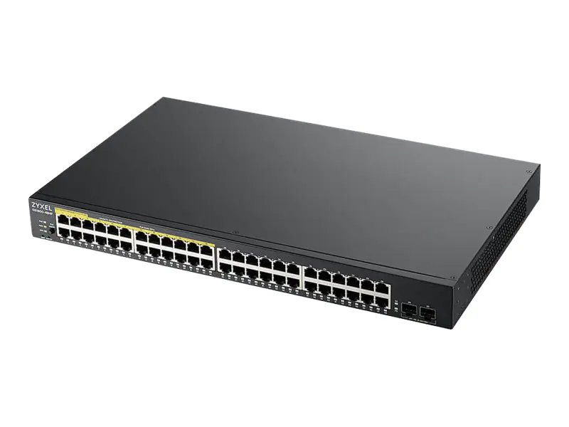 ZyXEL GS1900 Series GS1900-48HPv2 - Switch - Smart - 48 x 10/100/1000 (24 PoE+) GS190048HPV2-EU0101F