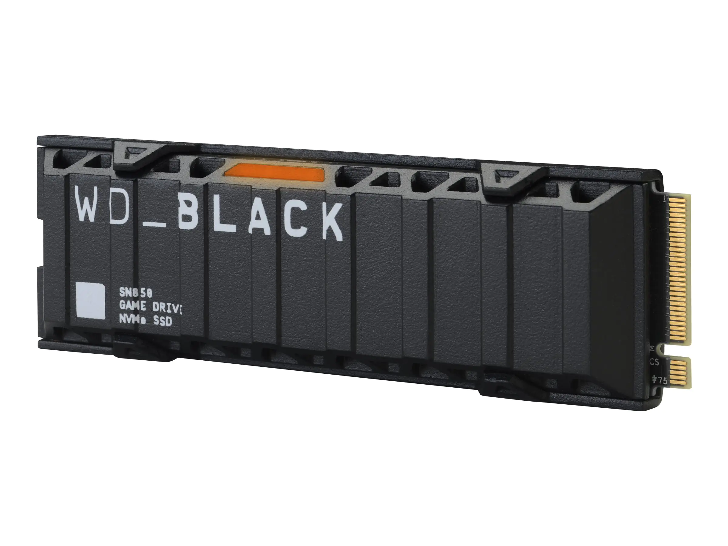 WD Black SN850 NVMe SSD WDBAPZ0010BNC - SSD - 1 TB - intern - M.2 2280 - PCIe 4.0 x4 (NVMe) - integrierter Kühlkörper