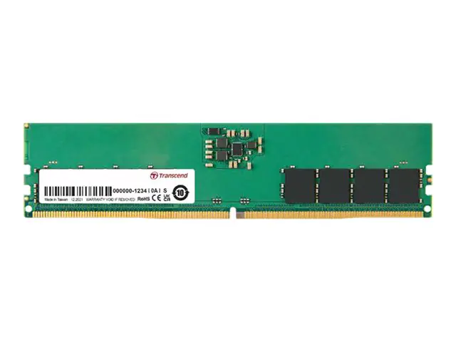 Transcend JetRAM - DDR5 - Modul - 16 GB - DIMM 288-PIN - 5600 MHz / PC5-44800 - CL46 - 1.1 V - ungepuffert - on-die ECC
