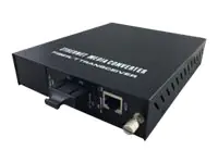 LevelOne FVM-1220 - Medienkonverter - 100Mb LAN - 10Base-T, 100Base-FX, 100Base-TX - RJ-45 / SC Single-Modus - bis zu 20 km - 1310 nm