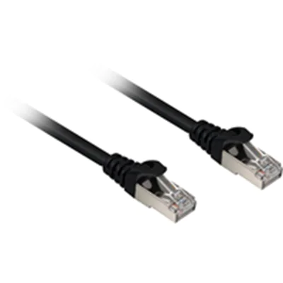 Sharkoon RJ45 CAT.6a SFTP LSOH bk 1.0m| Halogenfrei - Switch