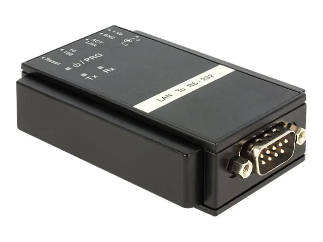 Delock Converter Ethernet LAN > Serial RS-232 - Serieller Adapter - Ethernet 100 - RS-232 x 1