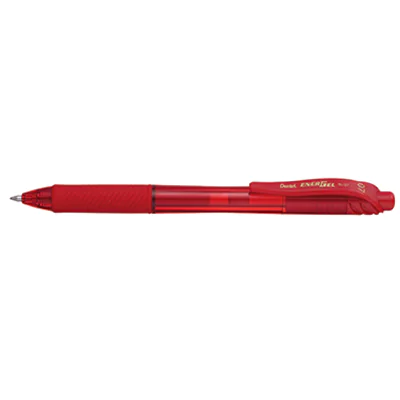 Pentel Gelroller EnerGel X BL107-BX 0,35mm Druckmechanik rot
