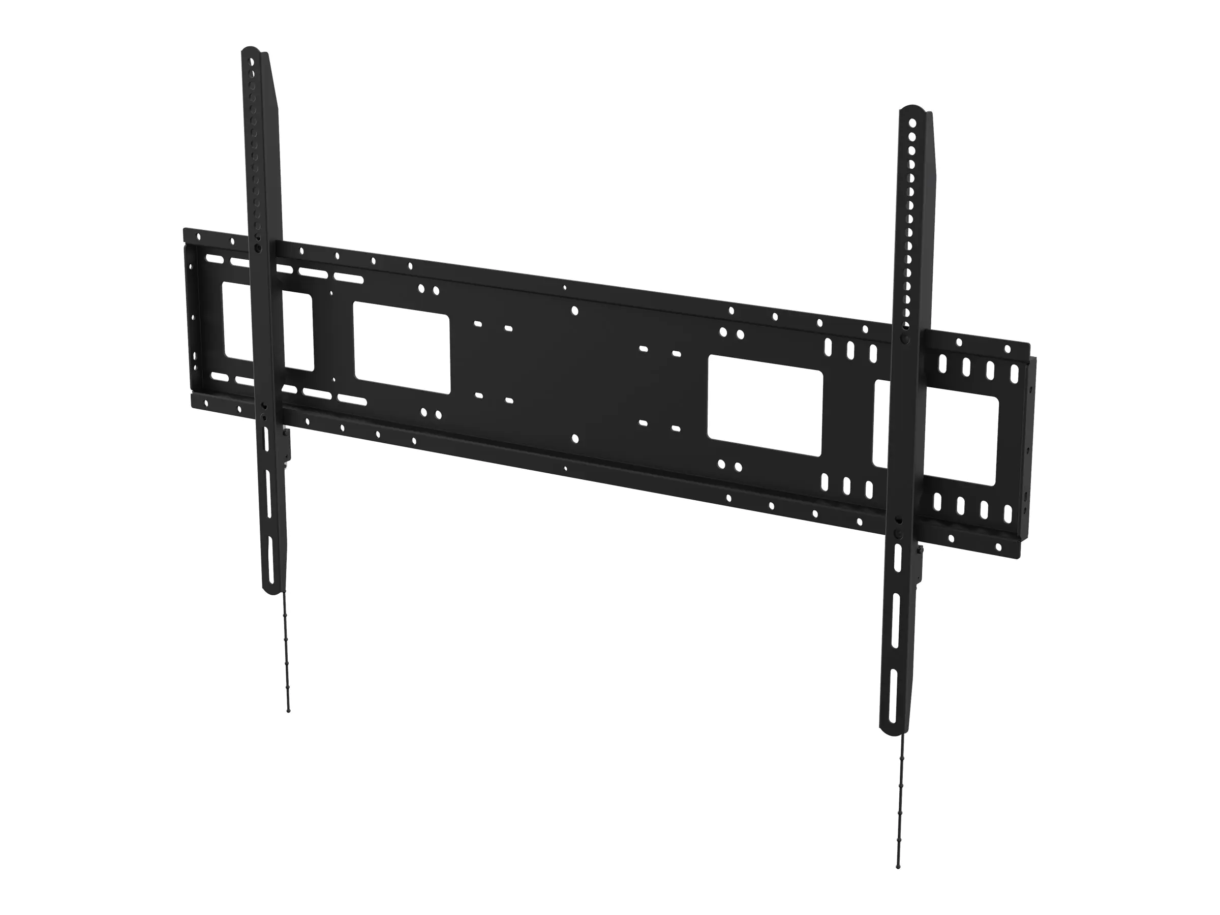 Vision VFM-W10X6 - Heavy Duty - Klammer - für Media Player / LCD-Display - kaltgewalzter Stahl - Schwarz - Bildschirmgröße: 140-213 cm (55"-90") - Wandmontage