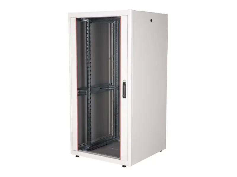 Equip Basic Flex Line - Schrank Netzwerkschrank - 800x800 mm, with glass door, removable and lockable panels, assembled - freistehend - Hellgrau, RAL 7035 - 32U - 48.3 cm (19") EBF-32-8080-G-BAAA