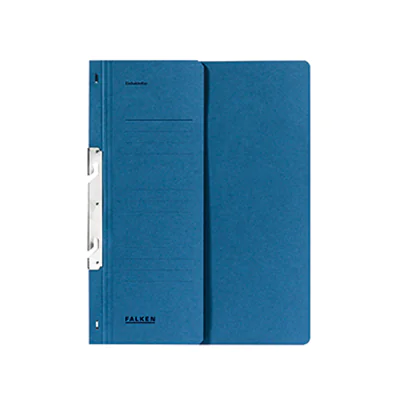 Falken Einhakhefter 80004021 DIN A4 halber Deckel Behördenheftung blau