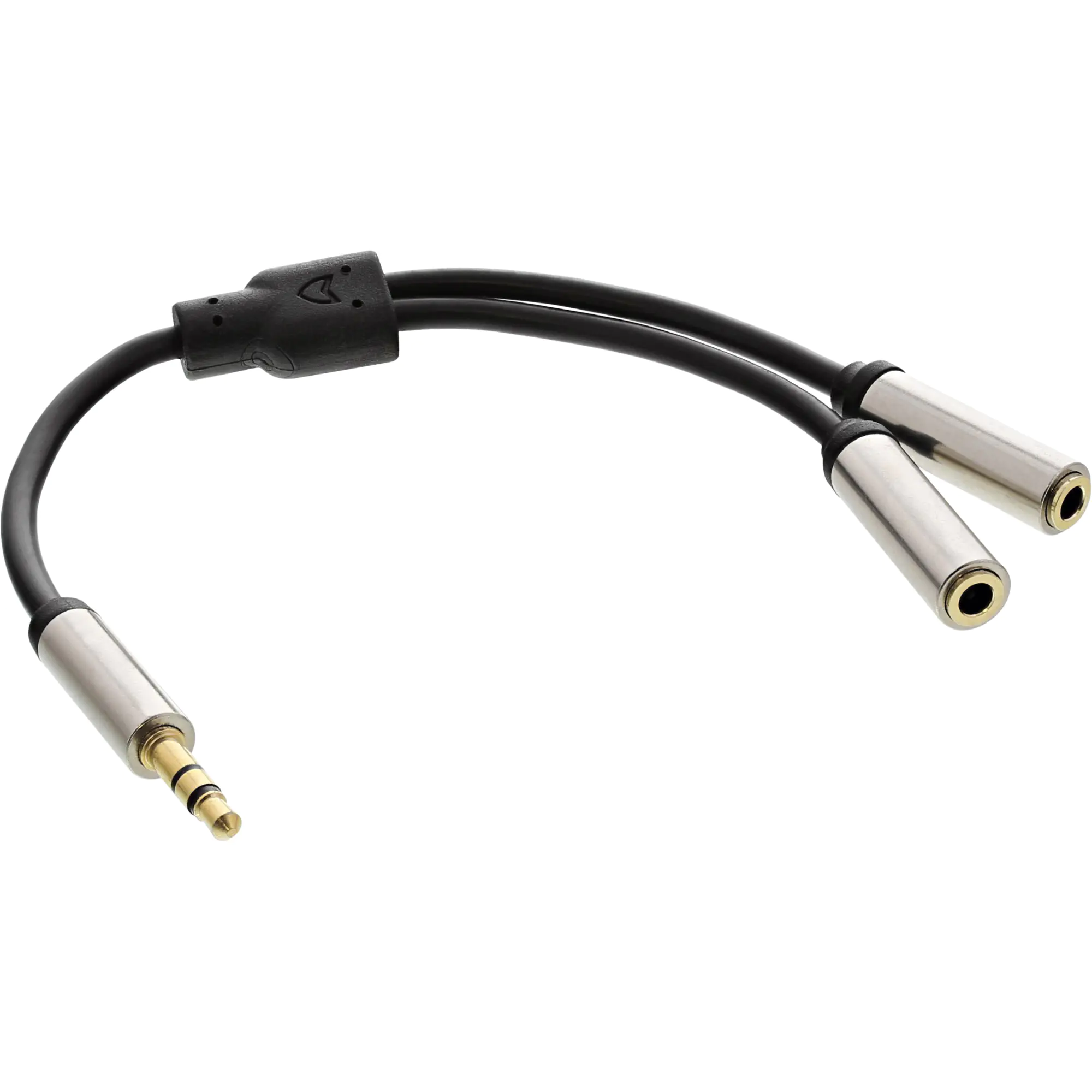 Intos Audio-Splitter 99250 15.0 cm Schwarz