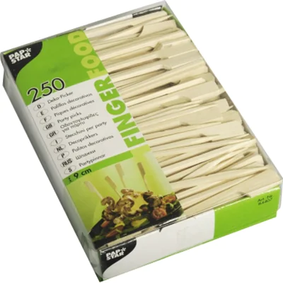 PAPSTAR Spieß Golf 84407 9cm braun 250St./Pack.