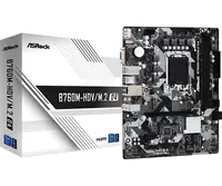 ASRock B760M-HDV/M.2 D4 - Motherboard - micro ATX - LGA1700-Sockel - B760 Chipsatz - USB 3.2 Gen 1, USB-C 3.2 Gen 1 - Gigabit LAN - Onboard-Grafik (CPU erforderlich) - HD Audio (8-Kanal)