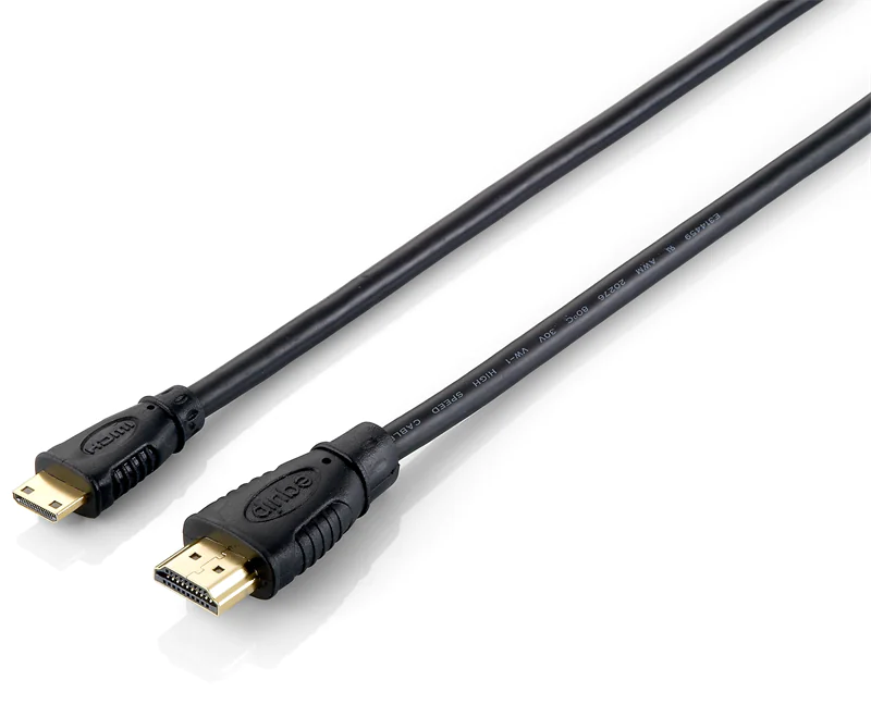 equip High Speed - HDMI-Kabel mit Ethernet - HDMI männlich zu mini HDMI männlich - 2 m