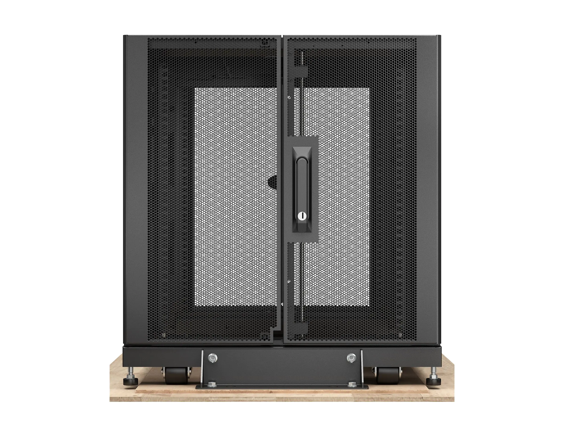 APC NetShelter SX - Schrank Netzwerkschrank - Schwarz - 12U - 48.3 cm (19") AR3103SP