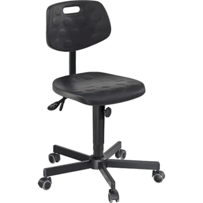 meychair Arbeitsdrehstuhl Workster Light W2 ca. 50-62cm Stahl schwarz