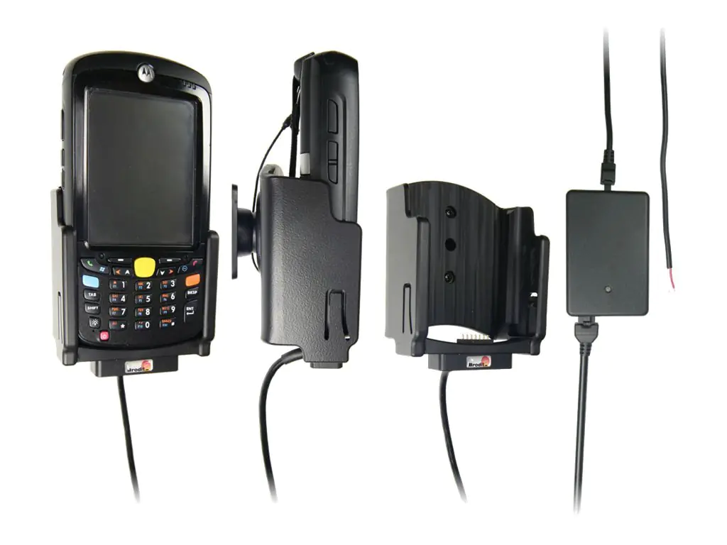 Brodit Active Holder with Tilt Swivel - Autohalterung für Handheld - für Zebra MC55, MC55A0, MC55A0-HC, MC65