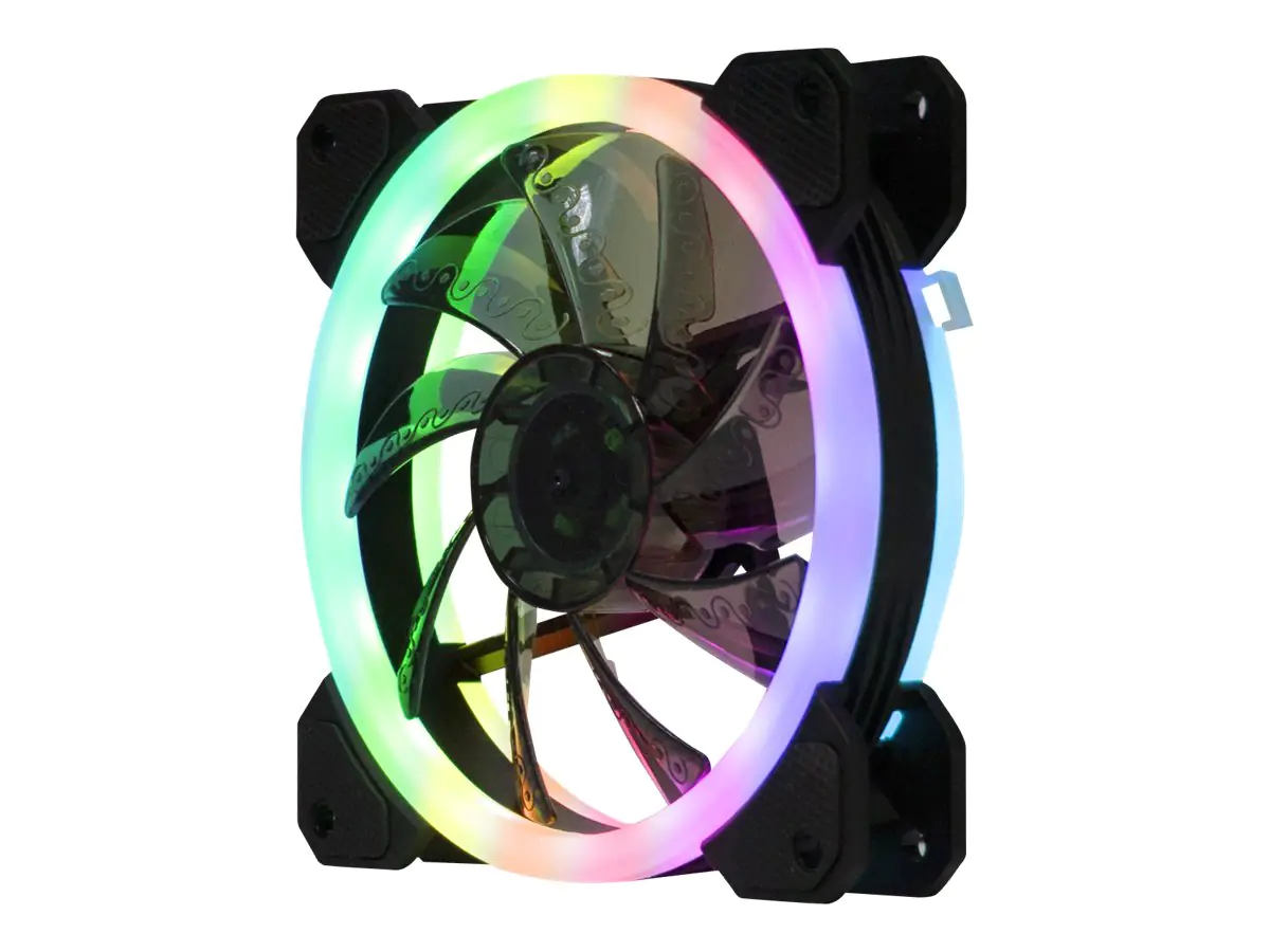 Cooltek Silent Fan LED Series 120 RGB - Gehäuselüfter - 120 mm