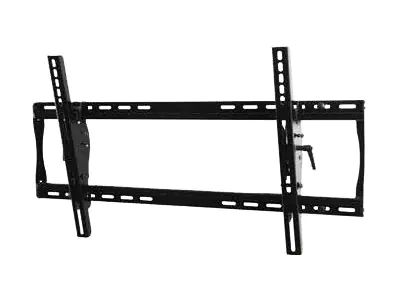 Peerless PARAMOUNT Universal Tilt Wall Mount PT650 - Befestigungskit (Wandplatte, neigbare Halterung) - für Flachbildschirm - kaltgewalzter Stahl - Glanzschwarz (39"-75") - Montageschnittstelle: 600 x 400 mm