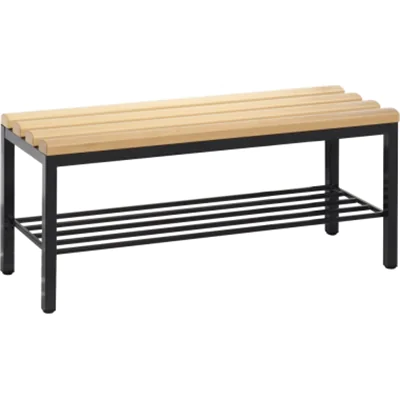 C P Garderobenbank mit Schuhrost Basic 8050-010 S10001 buche Holz 8050010S10001