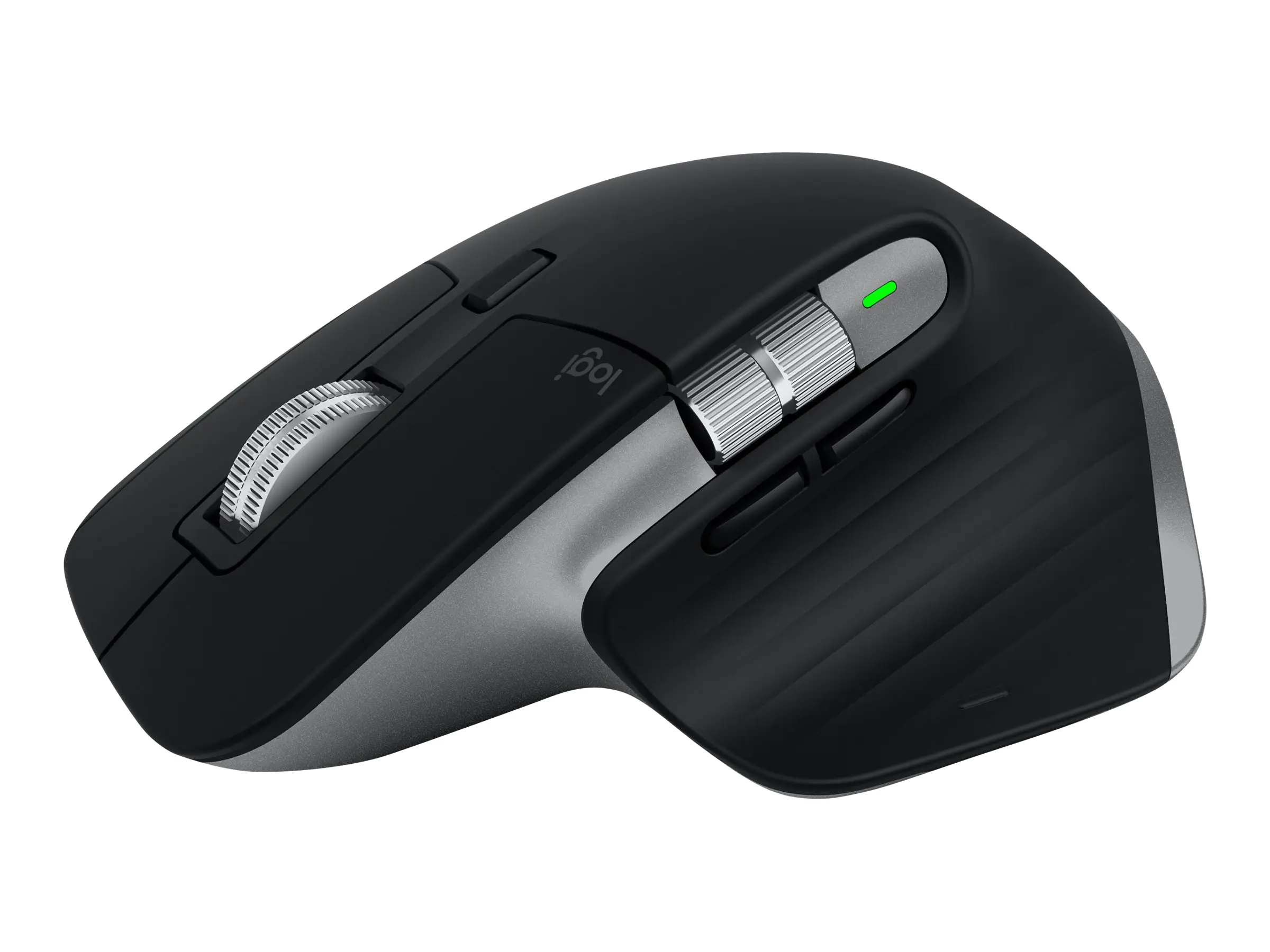 Logitech Master Series MX Master 3S for Mac - Maus - ergonomisch - optisch - 7 Tasten - kabellos - 2.4 GHz, Bluetooth - Space-grau - für Apple MacBook