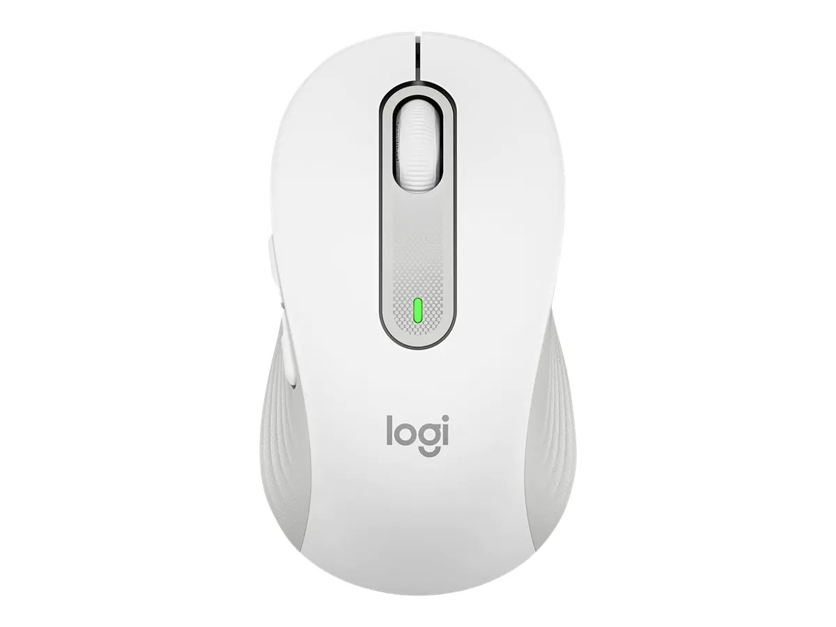 Logitech Signature M650 Large - Maus - Größe L - optisch - 5 Tasten - kabellos - 2.4 GHz, Bluetooth - Logitech Logi Bolt USB-Receiver - Graphite