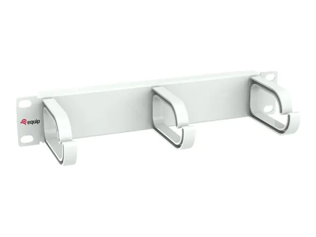 Equip Kabelführungsplatte für Schaltschrank - RAL 7035, Hellgrau - 1U - 25.4 cm (10") 327342