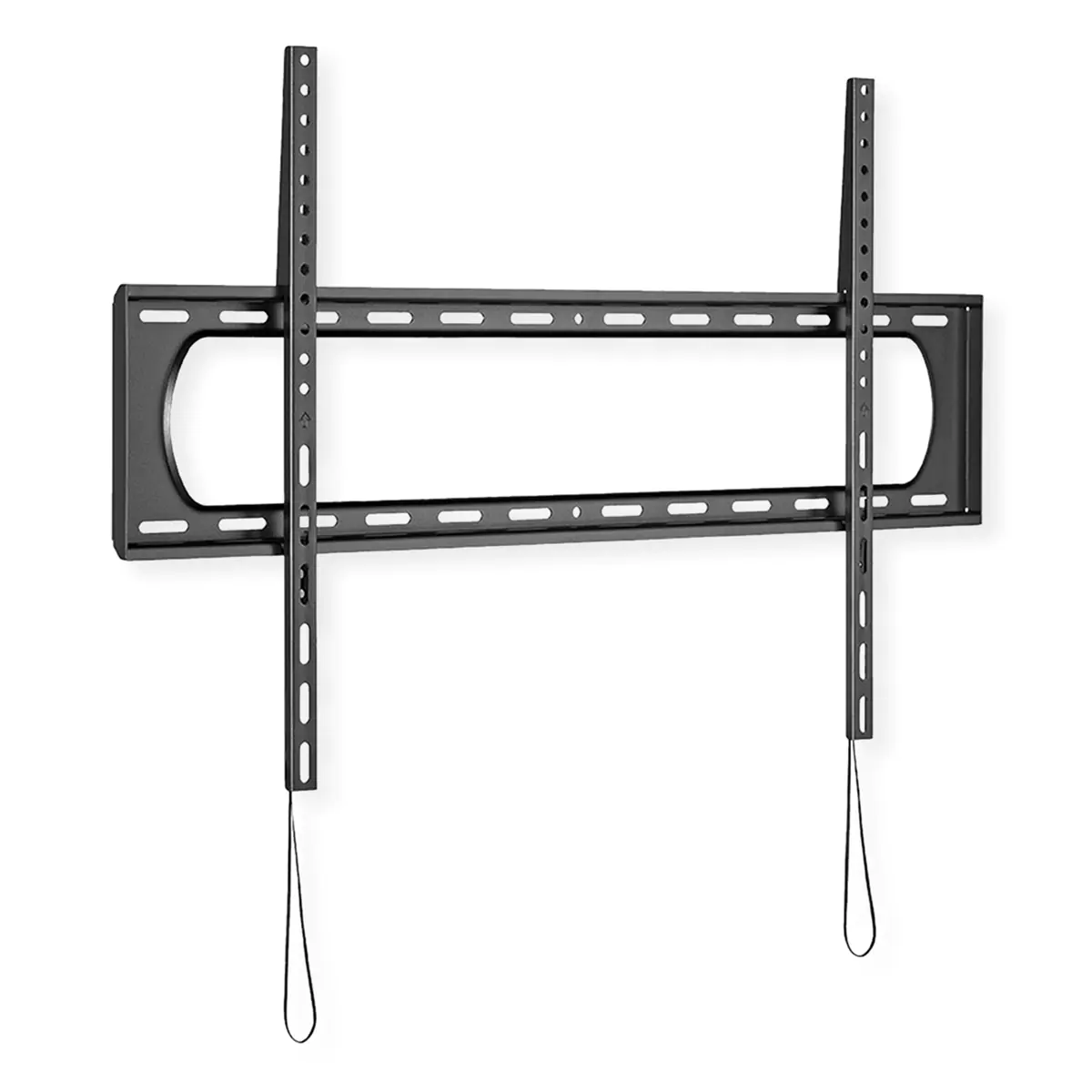 VALUE - Befestigungskit (Wandmontage) - fest - für Flachbildschirm/LCD-Display - up to 120 kg - Metall - Schwarz - Bildschirmgröße: 152.4-304.8 cm (60"-120")