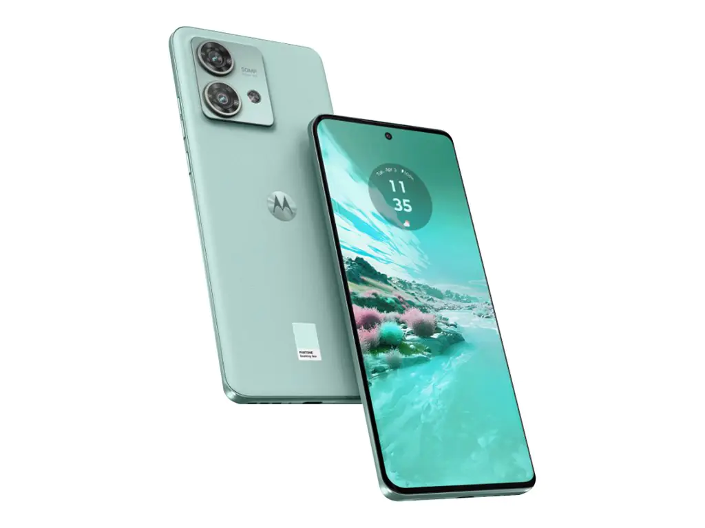 Motorola Edge 40 Neo - 5G Smartphone - Dual-SIM - RAM 12 GB / Interner Speicher 256 GB - pOLED-Display - 6.55" - 2400 x 1080 Pixel (144 Hz) - 2 x Rückkamera 50 MP, 13 MP - front camera 32 MP - Soothing Sea