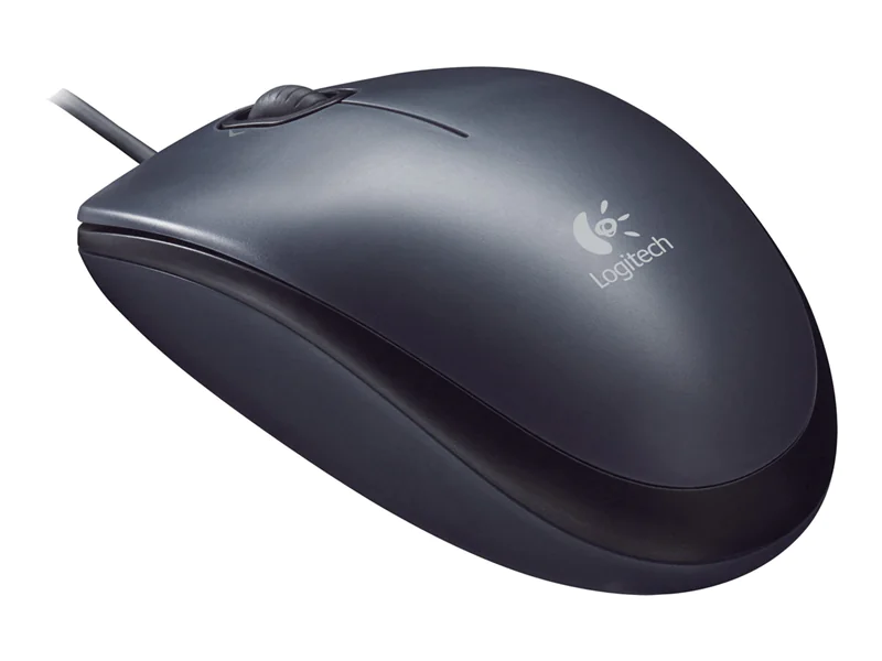 Logitech M90 - Maus - rechts- und linkshändig - optisch - kabelgebunden - USB