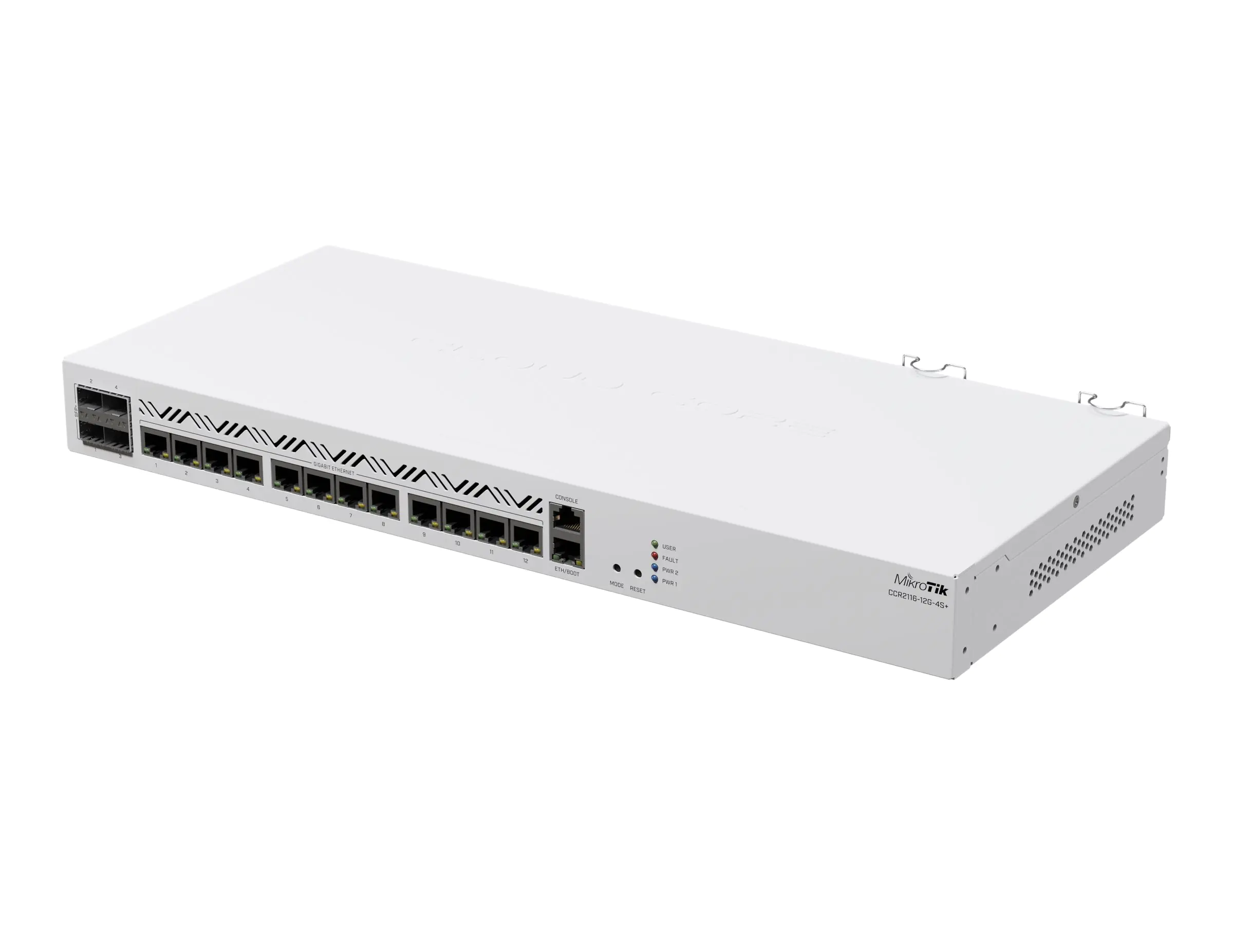 MikroTik Cloud Core Router CCR2116-12G-4S+ - Router 10GbE - an Rack montierbar