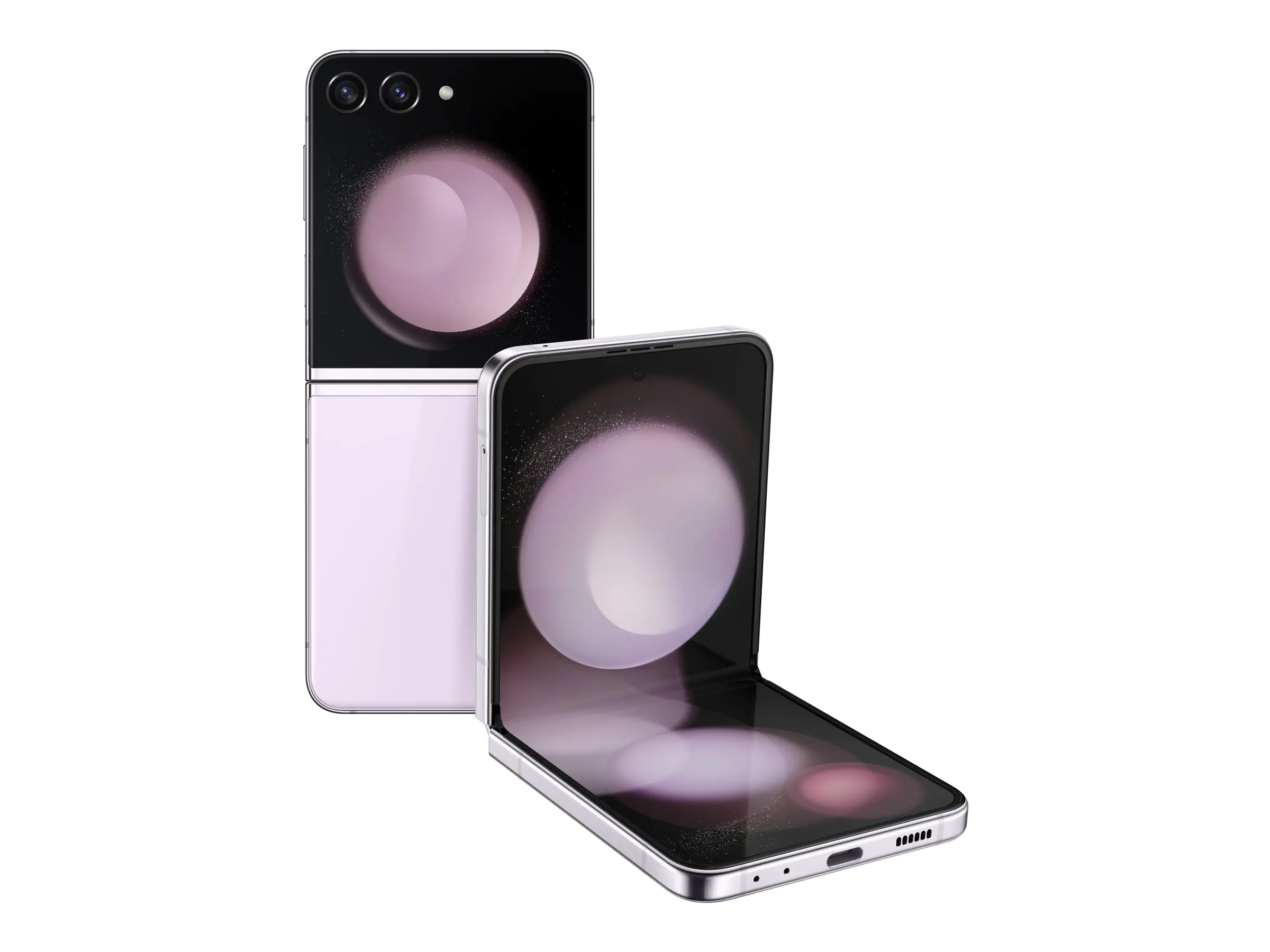 Samsung Galaxy Z Flip5 - 5G Smartphone - Dual-SIM - RAM 8 GB / Interner Speicher 512 GB - OLED-Display - 6.7" - 2640 x 1080 Pixel (120 Hz) - 2 x Rückkamera 12 MP, 12 MP - front camera 10 MP - Lavendel