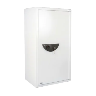 BURG-WÄCHTER Sicherheitsschrank WS Office-Line 806 K Innenmaße: 63,8 x 133,6 x 37 cm (B x H x T) 108,5mm Doppelbartschloss Stahl hellgrau